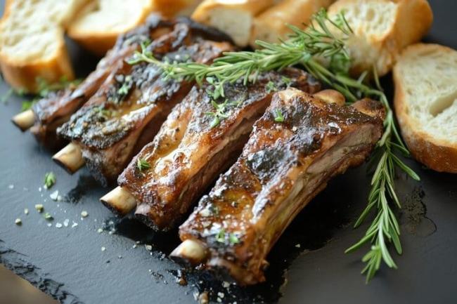 Реберця запечені: ніжне м’ясо, яке тане в роті, з хрусткою скоринкою та ароматними спеціями